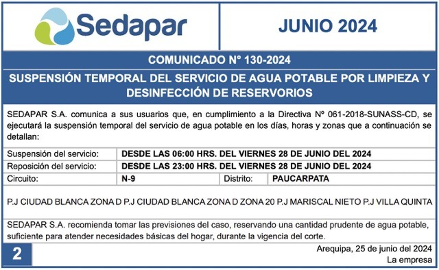 sedapar-cortes-de-agua-programados-arequipa-2024-06-28