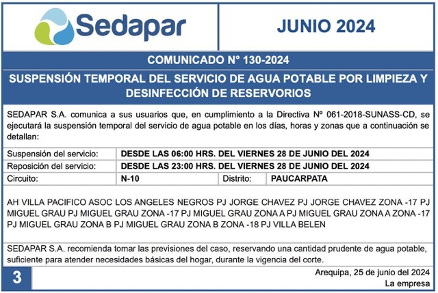 sedapar-cortes-de-agua-programados-arequipa-2024-06-28